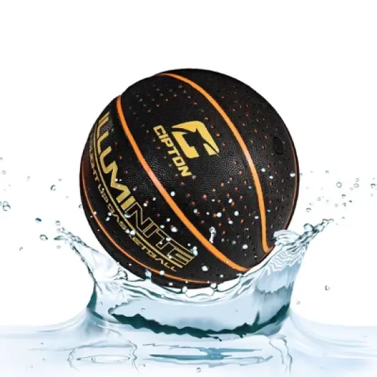 CIPTON LED Composite 28.5" Basketball - Black image {5}