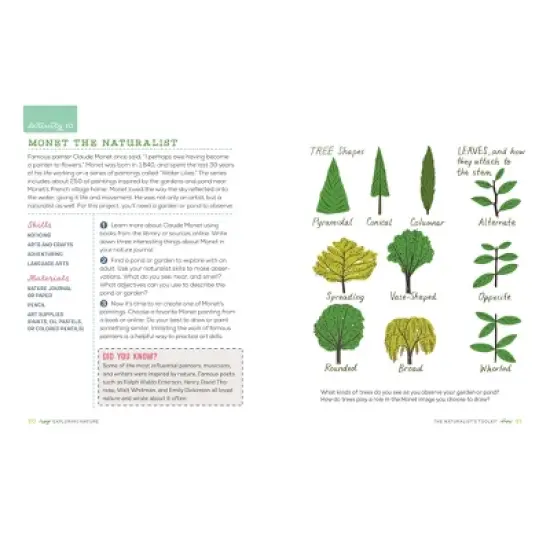 Exploring Nature Activity Book for Kids - by Kim Andrews (Paperback) image {3}