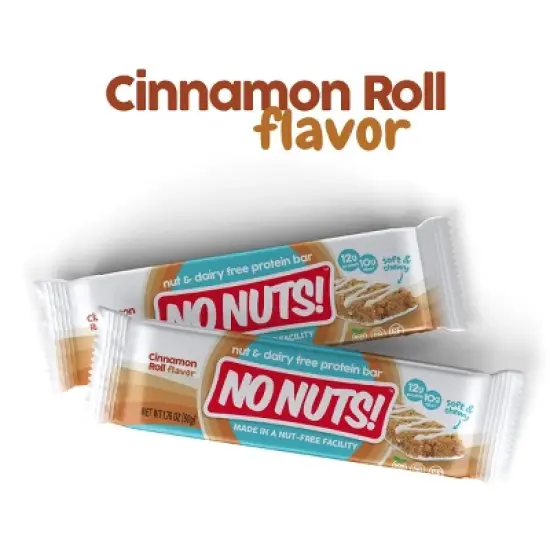No Nuts! Cinnamon Roll Flavor Snack Bars - 12 Bar Pack image {8}