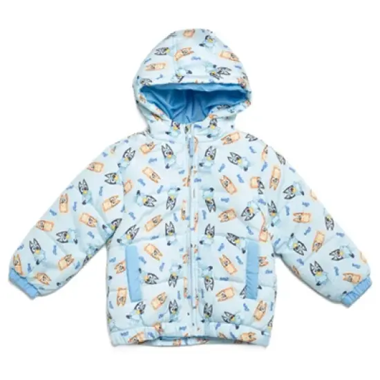 Bluey Bingo Winter Coat Puffer Jacket Little Kid to Big Kid image {2}