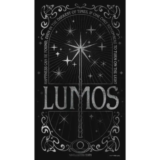 Girl's Harry Potter Lumos Happiness Spell T-Shirt image {1}