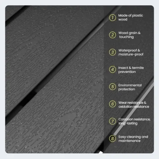 Crestlive Products Outdoor Dining Set Patio Dining Table with folding Dining Chairs Wooden-Like Top and Aluminum Frame Umbrella Hole image {11}