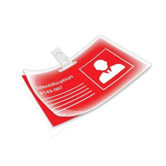 Fellowes Laminating Pouches Punched 2-5/8"x3-7/8 100/PK CL 52016 image {2}