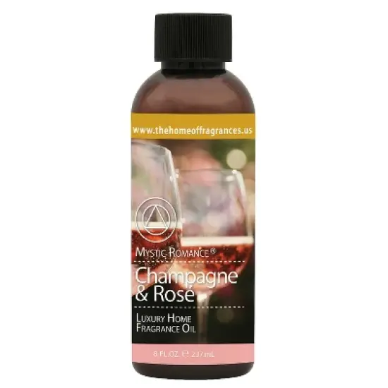 Di'Aroma Champagne & Rose Fragrance Oil 8 oz &ndash; Premium Aromatherapy Scent, Long-Lasting Essential Oil for Diffuser, & Oil Burner, Natural Rose Scent image {3}