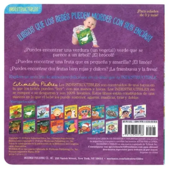 Indestructibles Basic Word Book Set for Infant and Toddlers - Set of 6 image {4}