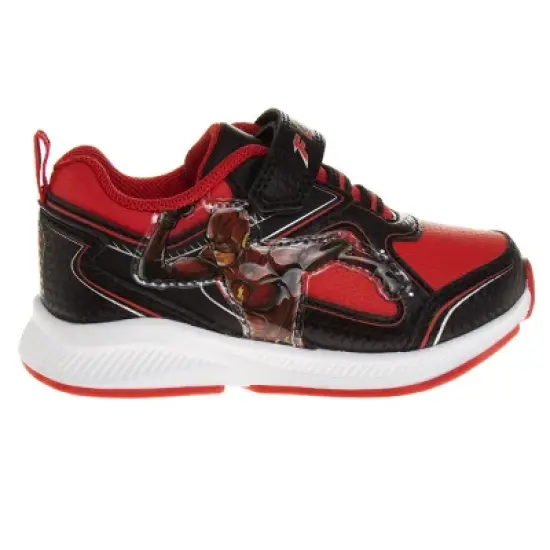 Warner Brothers The Flash Boys Hook and Loop Light Up Sneakers. (Toddler/Little Kids) image {1}