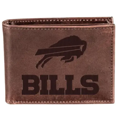 Evergreen Buffalo Bills Bi-Fold Wallet, Brown image {1}