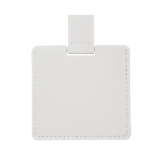 Unique Bargains Durable Square Makeup Mirror 1 Pc Light Pink image {20}