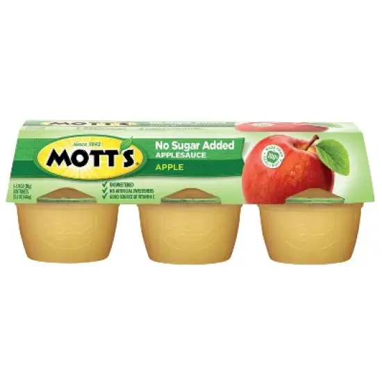 Mott's Unsweetened Applesauce Cups - 23.4oz/6ct image {11}