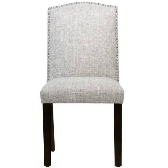 Ayala Nail Button Dining Chair in Linen - Skyline Furniture image {8}