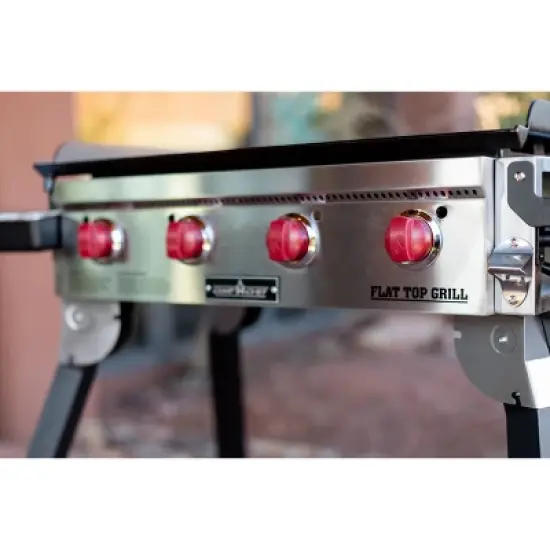 Camp Chef Portable 4 burner Flat Top Gas Grill FTG600P image {9}