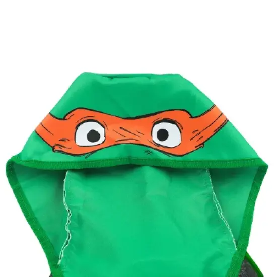Teenage Mutant Ninja Turtles Hard Shell Youth 16" Backpack With Character Hood image {5}