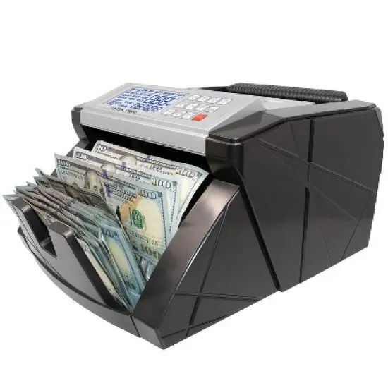 Nadex Coins&trade; V1800 Money Counter and Counterfeit Detector in Black image {3}
