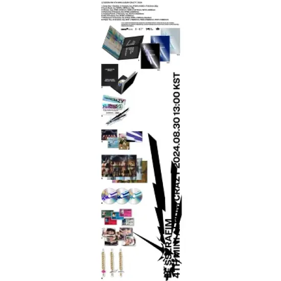 Le Sserafim - 4th Mini Album - Crazy (Target Exclusive, CD) image {1}
