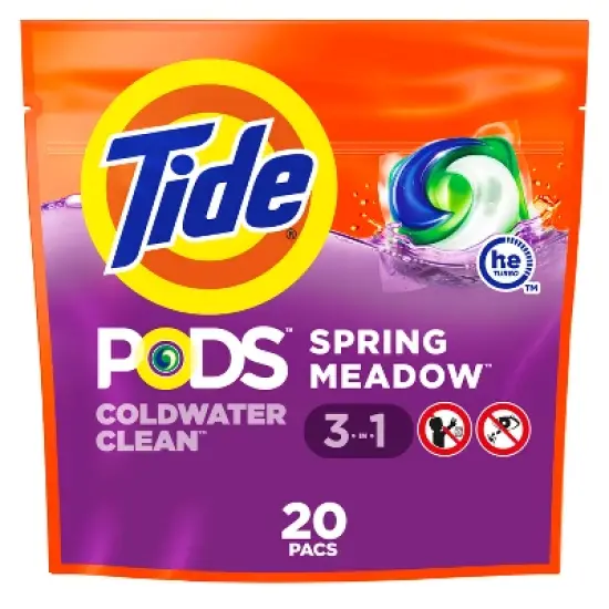 Tide Pods Laundry Detergent Pacs - Spring Meadow  image {10}