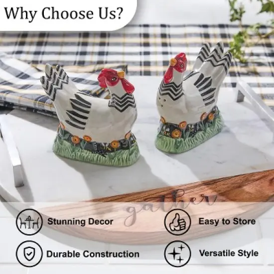 Park Designs My Little White Hen Salt And Pepper Set image {4}