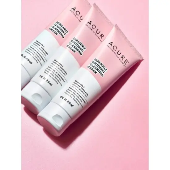 Acure Seriously Soothing Cleansing Cream - Unscented - 4 fl oz image {2}