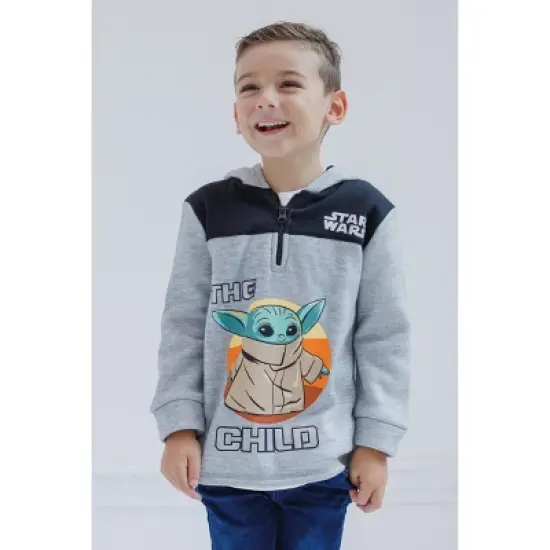Star Wars The Child Fleece Half Zip Hoodie Toddler image {3}
