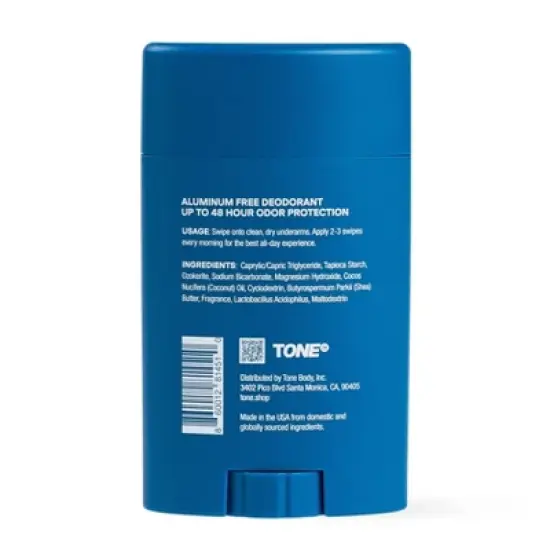 TONE by AMP Aluminum-Free Deodorant - Fresh - 75g image {6}