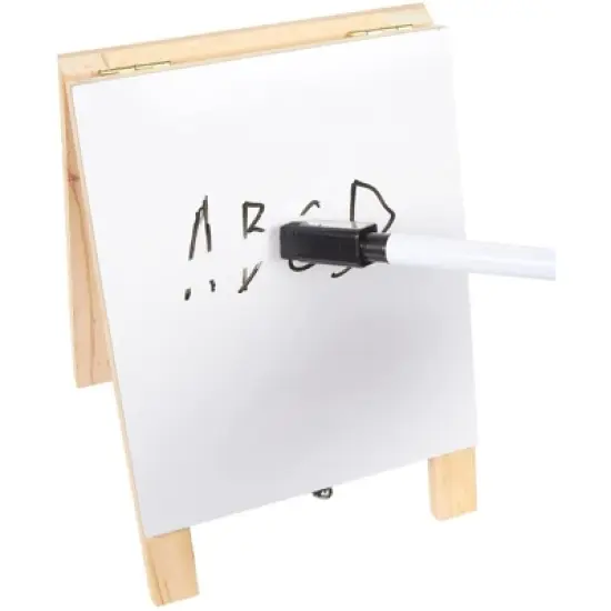 Juvale Double Sided Chalkboard Stand and Dry Erase Sign - Dual Tabletop Easel image {3}