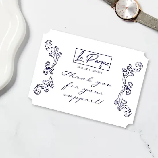 Avery Matte White Invitation Cards, 5" x 7" Rectangle Scalloped Edge image {3}