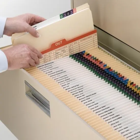 Smead File Folder, Reinforced Straight-Cut Tab, Letter Size, Manila, 100 Per Box (10310) image {7}