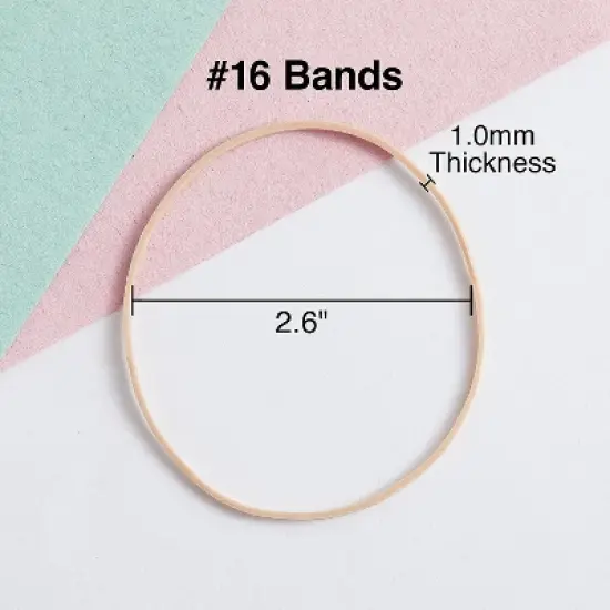 Staples Economy Rubber Bands Size #16 1 lb. 808576 image {1}