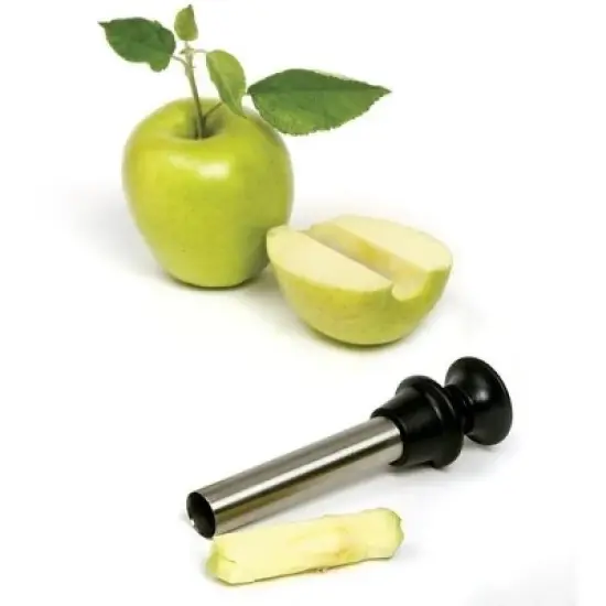 Norpro Stainless Steel Deluxe Apple Corer with Core Ejector Plunger image {2}