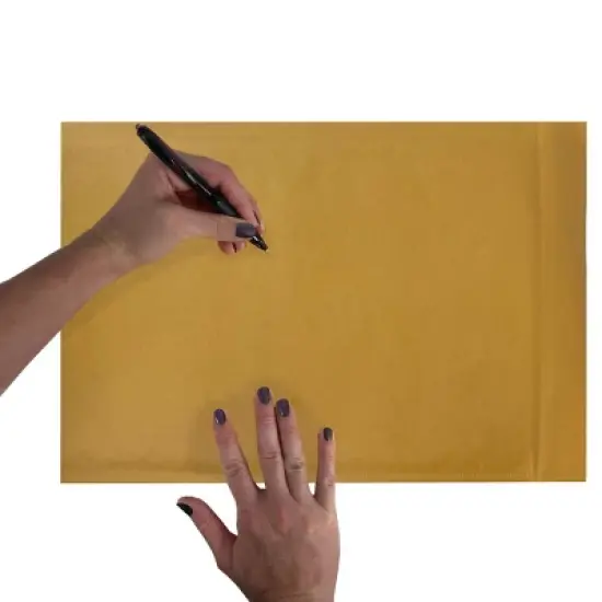 UOFFICE Pack of 100 Kraft Bubble Mailers 10.5" x 16" Self-Seal Padded Envelopes image {6}