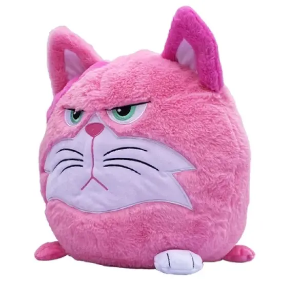 Hangry Petz: Lucy Pink Cat - 12" Animal Plush image {3}