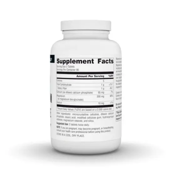 Magnesium Glycinate by Source Naturals, Inc.  -  180 Tablet image {1}