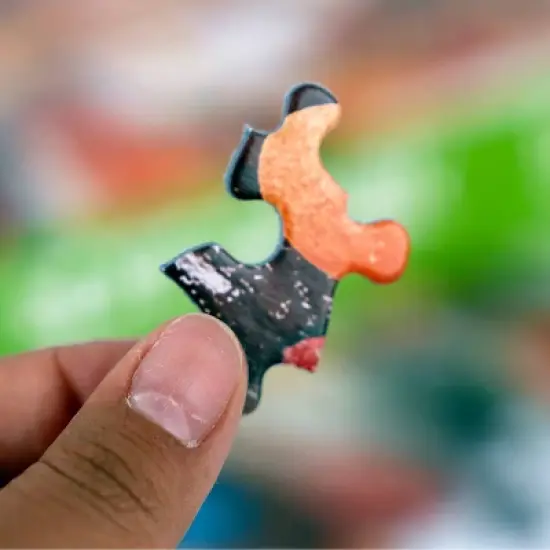 Springbok Gingerbread House Jigsaw Puzzle - 500pc: Holiday-Themed Cardboard Puzzle Focused on Memory & Problem Solving Skills image {6}