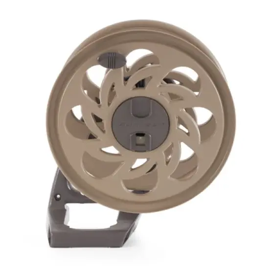 Suncast CPLSTA125B 125' Wall-Mounted Side Tracker Garden Hose Reel for 5/8" Hose with Guide for Patio or Garden, Dark Taupe (4 Pack) image {4}
