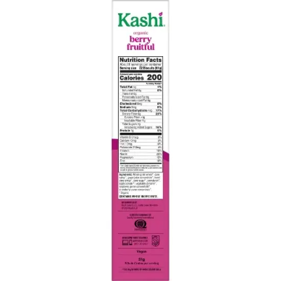 Kashi Organic Berry Fruitful Breakfast Cereal - 17.2oz image {10}