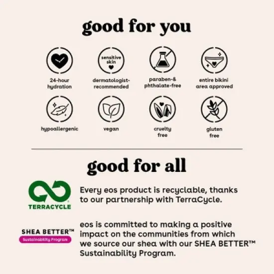 eos Shea Better Shave Cream - Vanilla Bliss image {6}