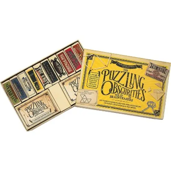 Professor Puzzle The Obscurities 10 Matchbox Puzzles & 50 Challenges Box of Brain Teasers image {3}