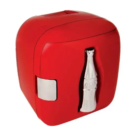 Coca-Cola Heritage 12 Can Portable Cooler/Warmer 12V DC 110V AC 7.9L - Red image {2}
