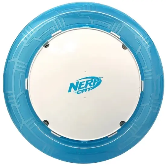 Nerf Cat 15" ABS Cyclone Track Ring Scratcher and LED Ball Cat Toy image {2}