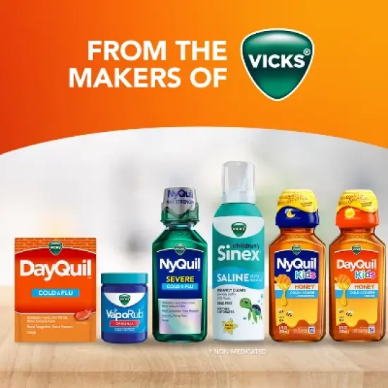 Vicks DayQuil Kids' Cough & Cold + Fever Liquid - Grape - 8 fl oz image {8}