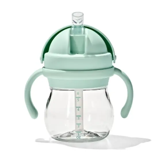 OXO Tot 6oz Transitions Straw Cup with Removable Handle - Opal image {2}