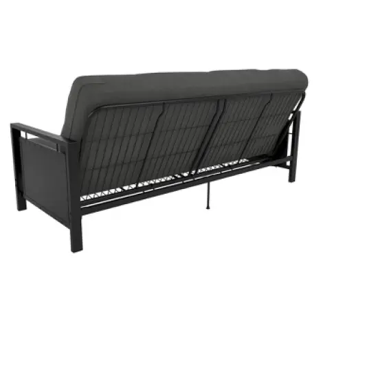Henley Metal Arm Futon Frame Black Metal - Dorel Home Products image {8}