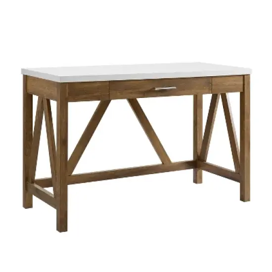 Taylen A Frame Transitional 1 Drawer Writing Desk - Saracina Home image {9}