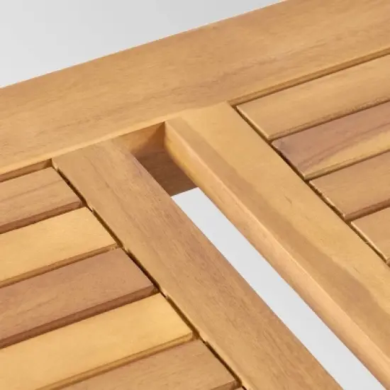 Caydon 8pc Acacia Wood Chat Set - Brown Patina/Cream - Christopher Knight Home image {5}