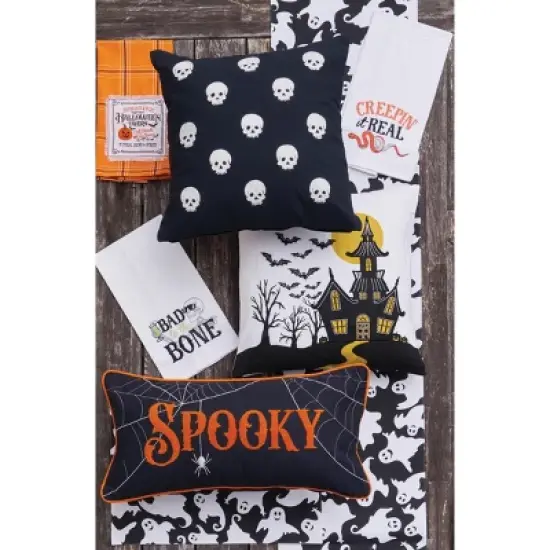 C&F Home Hey Boo Halloween Kitchen Dishtowels & Spoon Gift Bundle Set of 4 image {4}