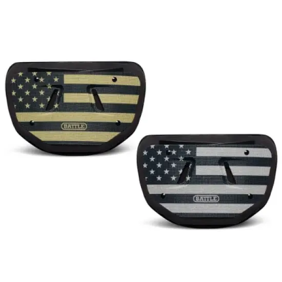 Battle Sports  Youth Backplate "American Flag" Diamond image {2}