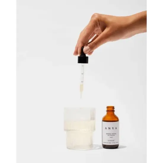 Anya Vegan Energy Drops with Vitamin B12 - Lemon - 2 fl oz image {2}