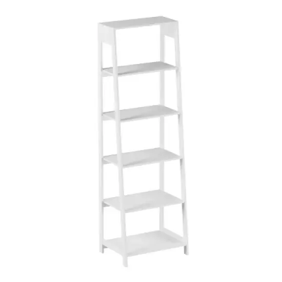 Hastings Home Ladder-Style 5-Tiered Bookcase image {4}