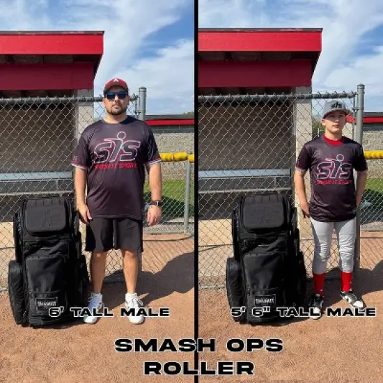 2025 Smash Ops Guerrilla V4 Roller Bag - Red/White image {9}