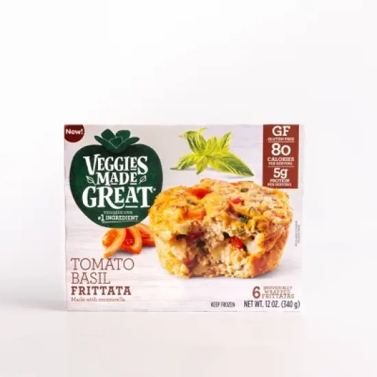 Veggies Made Great Frozen Gluten Free Tomato Basil Frittata - 12oz/6ct image {1}