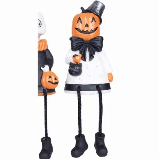Gallerie II Sitting Trick or Treaters Decorative Halloween Figurines Set of 3 image {3}